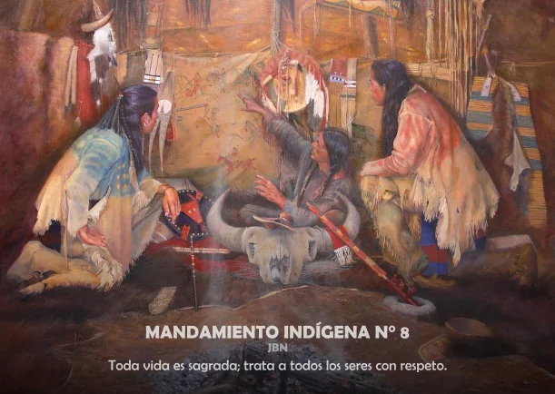 Imagen; Mandamiento indígena # 8; Anonimo