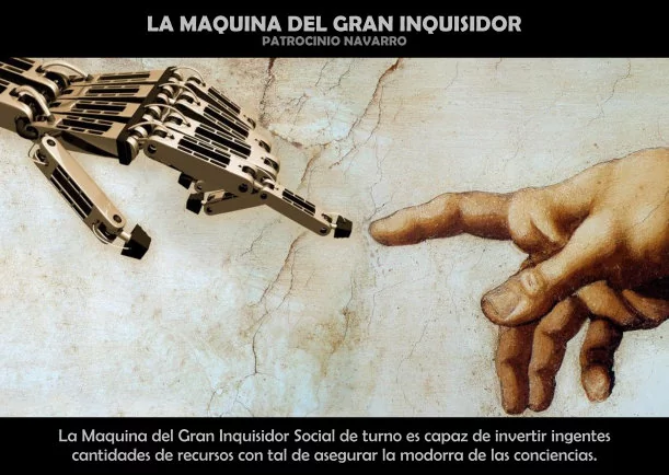 Imagen; Maquina del inquisidor y decadencia en occidente; Patrocinio Navarro