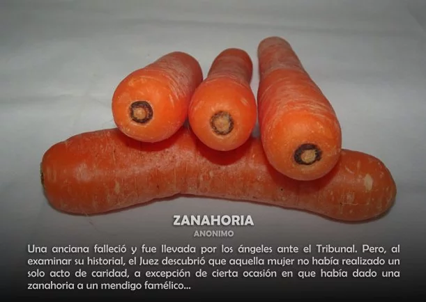 Imagen; La moraleja de la zanahoria; Anthony De Mello