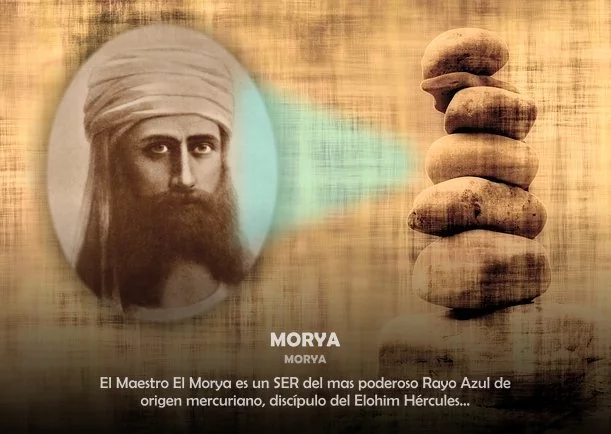 Imagen del escrito; Biografía de Morya, de Morya