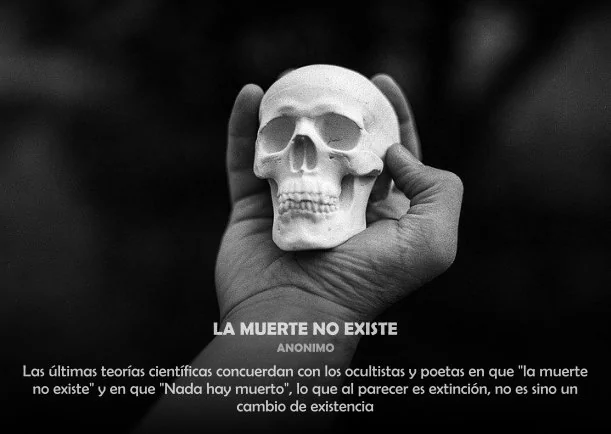 Imagen del escrito; Muerte no existe, de Patrocinio Navarro