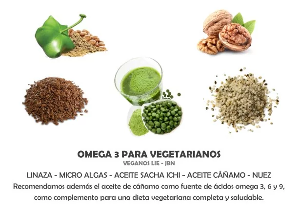 Imagen; Omega 3 para vegetarianos; Veganos
