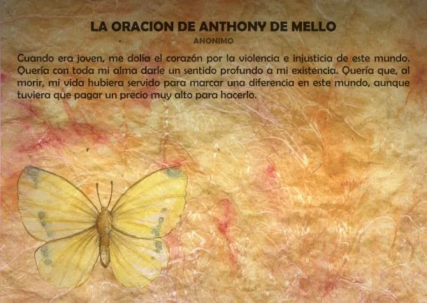 Imagen; La oración de Anthony de Mello; Anthony De Mello