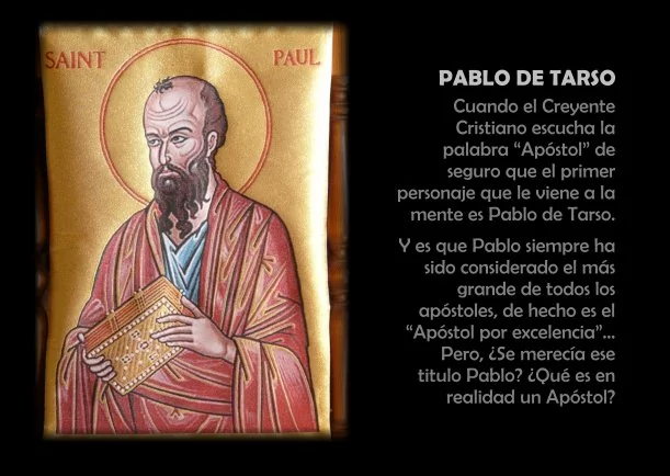 Imagen del escrito; Pablo de Tarso, de Nota Biografica