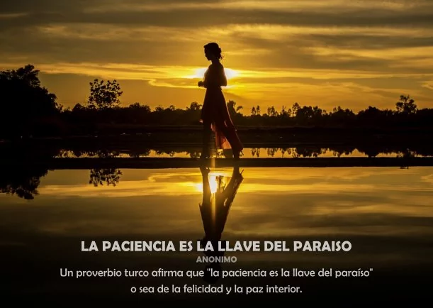 Imagen; La paciencia es la llave del paraíso; Gonzalo Gallo