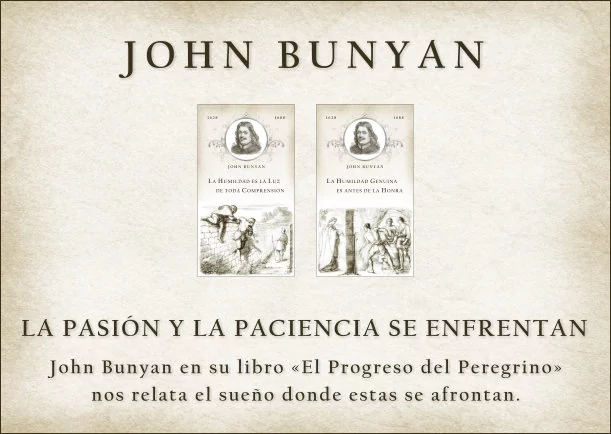 Imagen; La pasión y la paciencia se enfrentan; John Bunyan