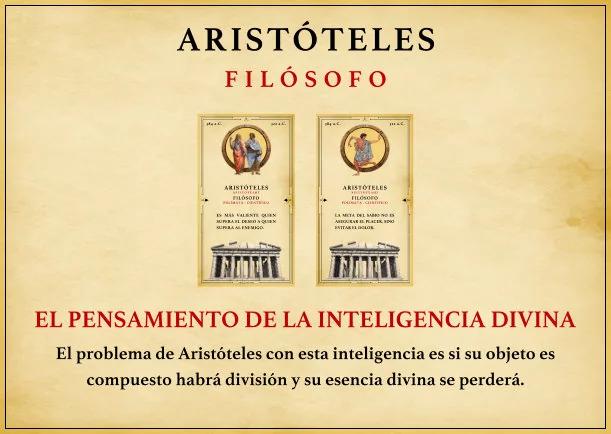 Imagen; El pensamiento de la inteligencia divina; Aristoteles