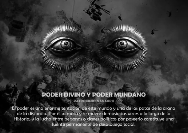 Imagen del escrito; Poder divino y poder mundano, de Patrocinio Navarro
