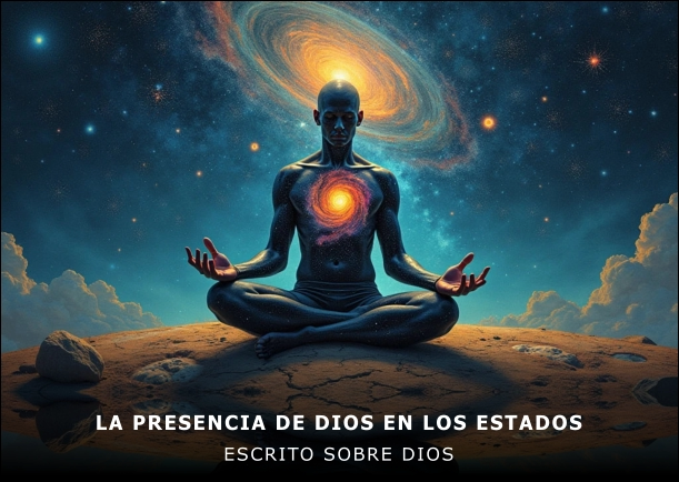 Imagen del escrito; La presencia de Dios en los estados, de Antonio Blay