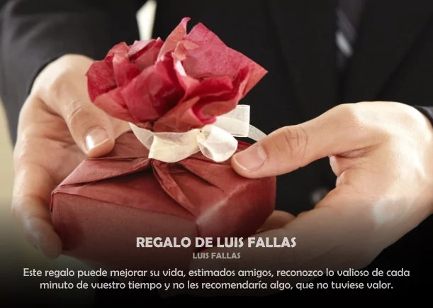 Imagen; Regalo de Luis Fallas; Luis Fallas