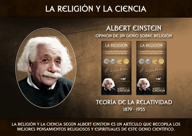 Imagen del escrito; La Religión y la Ciencia según Albert Einstein, de Albert Einstein
