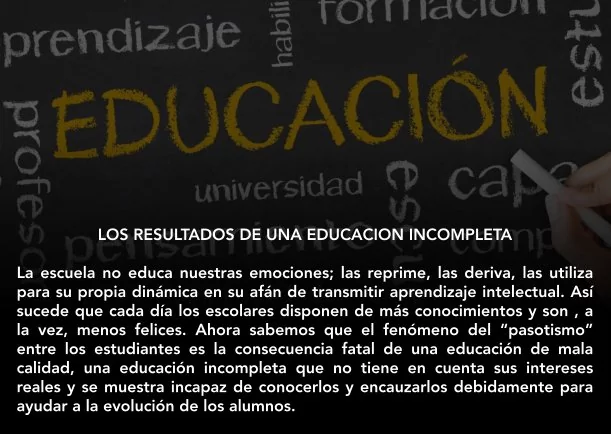 Imagen; Los resultados de una educación incompleta; Patrocinio Navarro