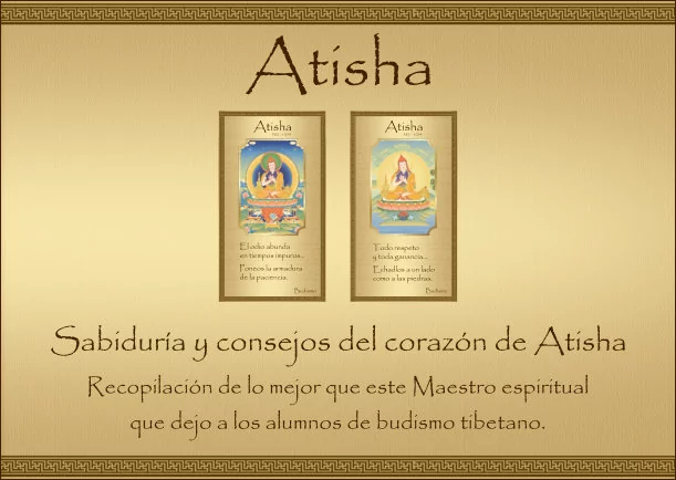 Imagen; Sabiduría y consejos del corazón de Atisha; Atisha