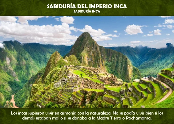 Imagen del escrito; Sabiduría del imperio Inca, de Sabiduria Inca