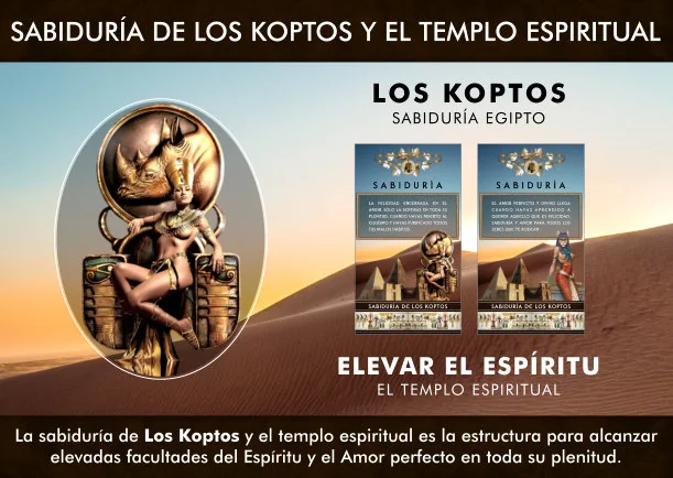 Imagen; La sabiduría de los Koptos y el templo espiritual; Akashicos