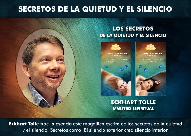 Imagen; Los secretos de la quietud y el silencio; Eckhart Tolle