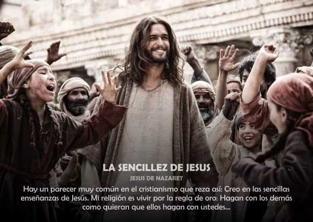 Imagen; La sencillez de Jesús; Anonimo