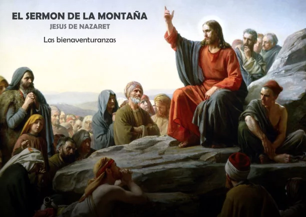 Imagen del escrito; El sermón del monte de la biblia, de Sobre Jesus