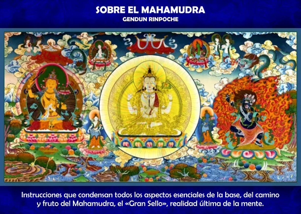 Imagen del escrito; Sobre el Mahamudra # 1, de Gendun Rinpoche
