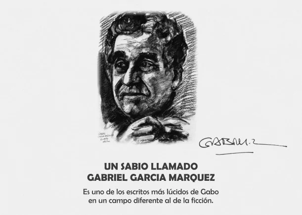 Imagen del escrito de Gabriel Garcia Marquez