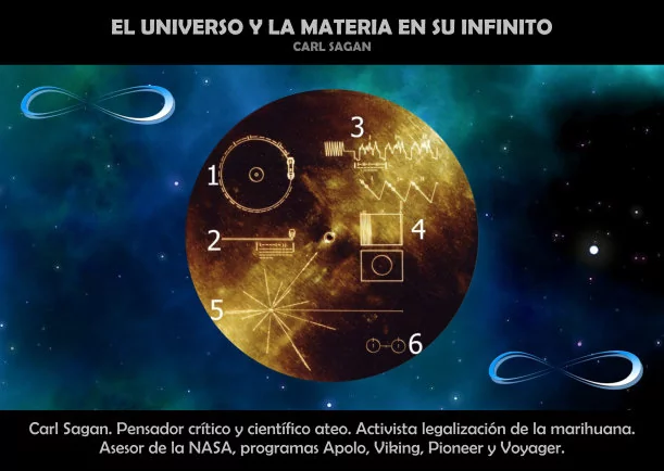 Imagen; El universo y la materia en su infinito; Carl Sagan