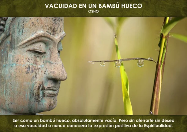 Imagen; Vacuidad en un bambú hueco; Osho