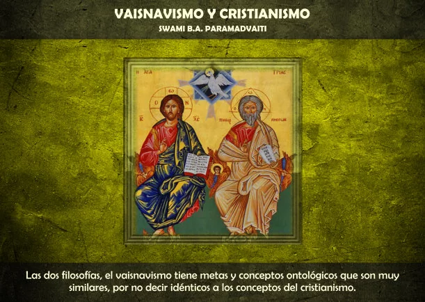Imagen del escrito; Vaisnavismo y Cristianismo, de Paramadvaiti