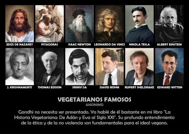 Imagen; Vegetarianos famosos; Veganos