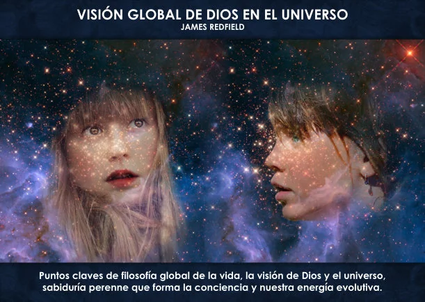 Imagen del escrito; Visión global de Dios en el universo, de James Redfield