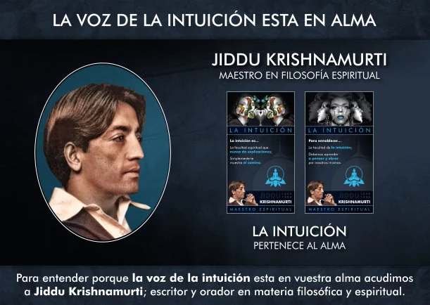 Imagen; La voz de la intuición está en vuestra alma; Jiddu Krishnamurti