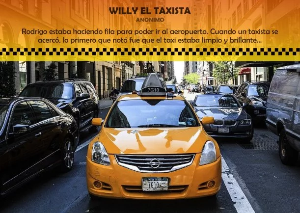Imagen del escrito; Willy el taxista, de Cuentos Y Moralejas