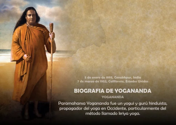 Imagen del escrito; Biografía Yogananda, de Yogananda