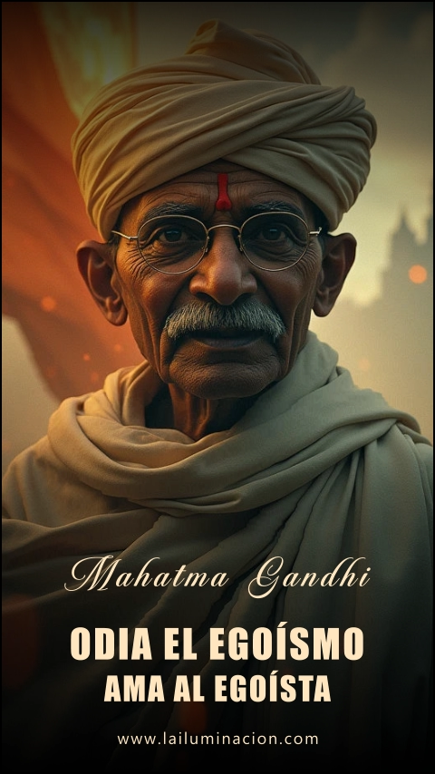 Imagen de la frase de mahatma gandhi