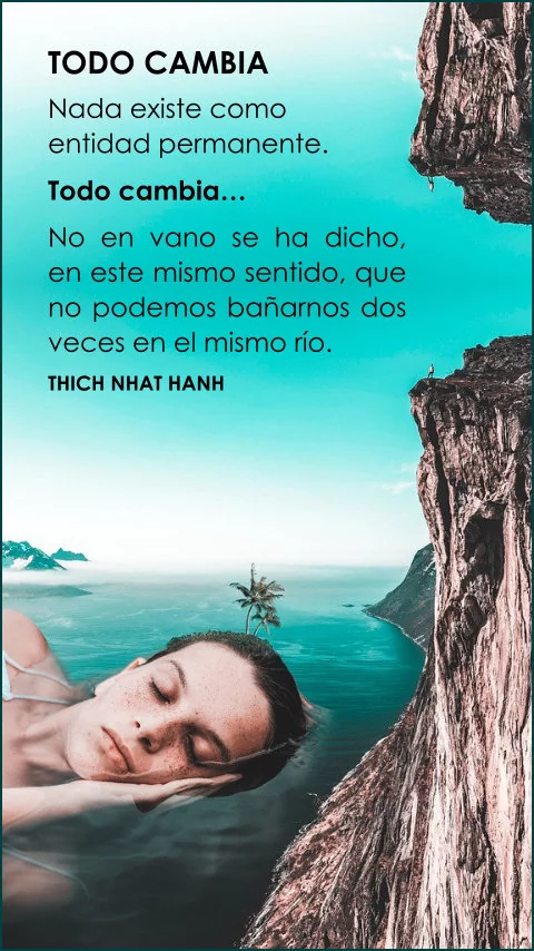 Imagen de la frase de thich nhat hanh