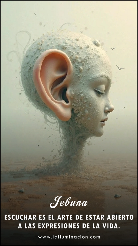 Imagen de la frase: Escuchar es el arte de estar abierto a las expresiones de la vida. Imagen de la frase: Escuchar es el arte de estar abierto a las expresiones de la vida.