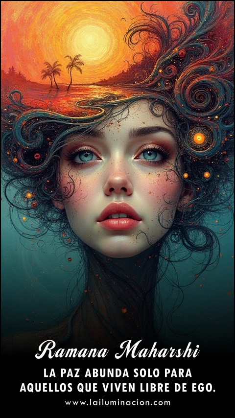 Imagen de la frase: La paz abunda solo para aquellos que viven libre de ego. Imagen de la frase: La paz abunda solo para aquellos que viven libre de ego.