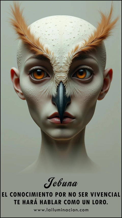 Imagen de la frase: El conocimiento por no ser vivencial te hará hablar como un loro. Imagen de la frase: El conocimiento por no ser vivencial te hará hablar como un loro.