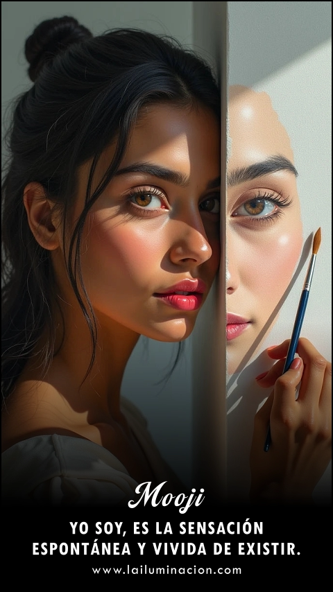 Imagen de la frase: Yo soy, es la sensación espontánea y vivida de existir. Imagen de la frase: Yo soy, es la sensación espontánea y vivida de existir.