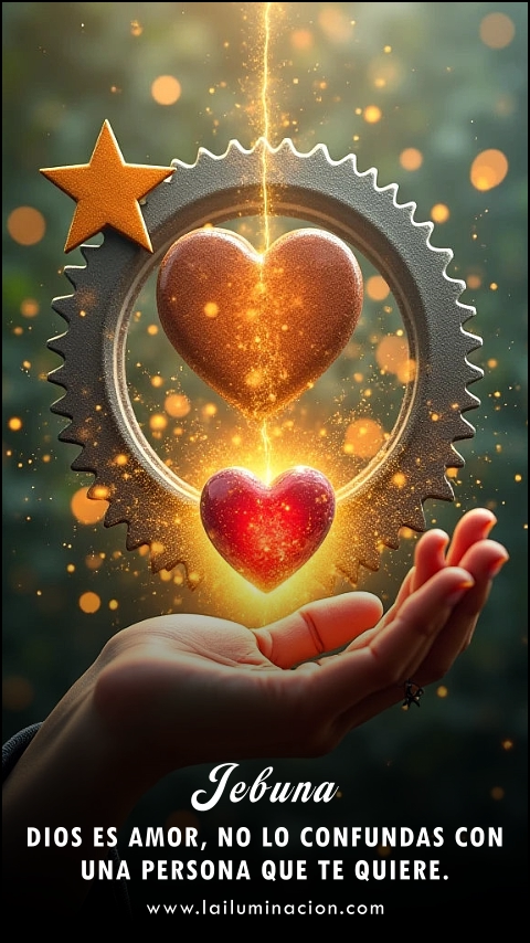 Imagen de la frase: Dios es amor, no lo confundas con una persona que te quiere. Imagen de la frase: Dios es amor, no lo confundas con una persona que te quiere.