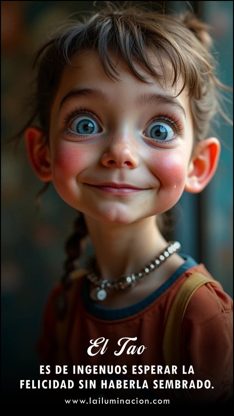 Imagen de la frase: Es de ingenuos esperar la felicidad sin haberla sembrado. Imagen de la frase: Es de ingenuos esperar la felicidad sin haberla sembrado.