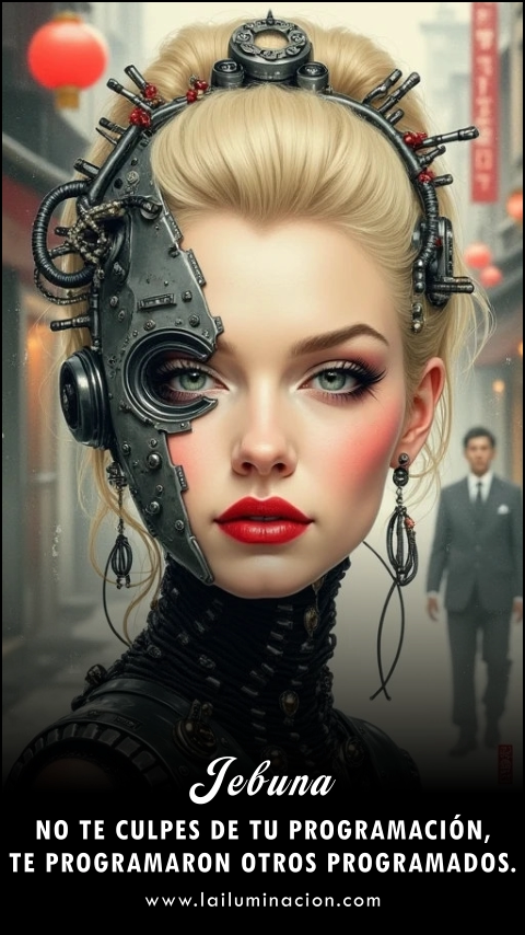 Imagen de la frase: No te culpes de tu programación, te programaron otros programados. Imagen de la frase: No te culpes de tu programación, te programaron otros programados.