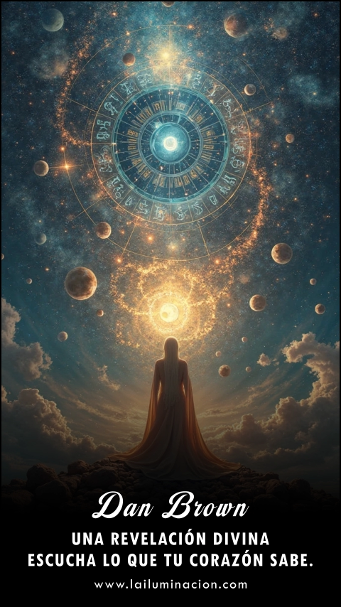 Imagen de la frase: Una revelación divina escucha lo que tu corazón sabe. Imagen de la frase: Una revelación divina escucha lo que tu corazón sabe.