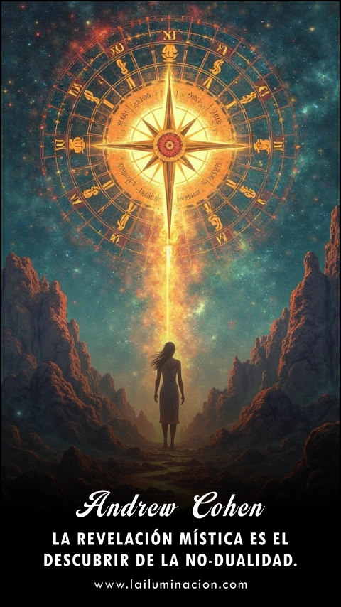 Imagen de la frase: La revelación mística es el descubrir de la no-dualidad. Imagen de la frase: La revelación mística es el descubrir de la no-dualidad.