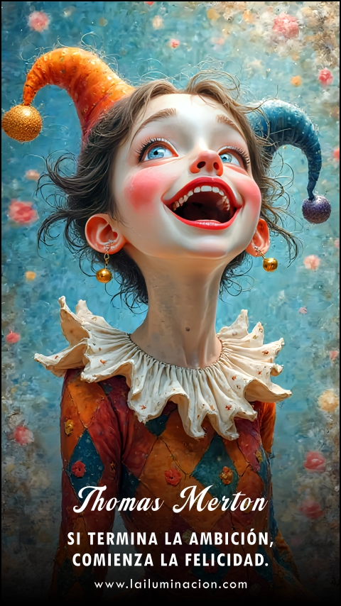 Imagen de la frase: Si termina la ambición, comienza la felicidad. Imagen de la frase: Si termina la ambición, comienza la felicidad.