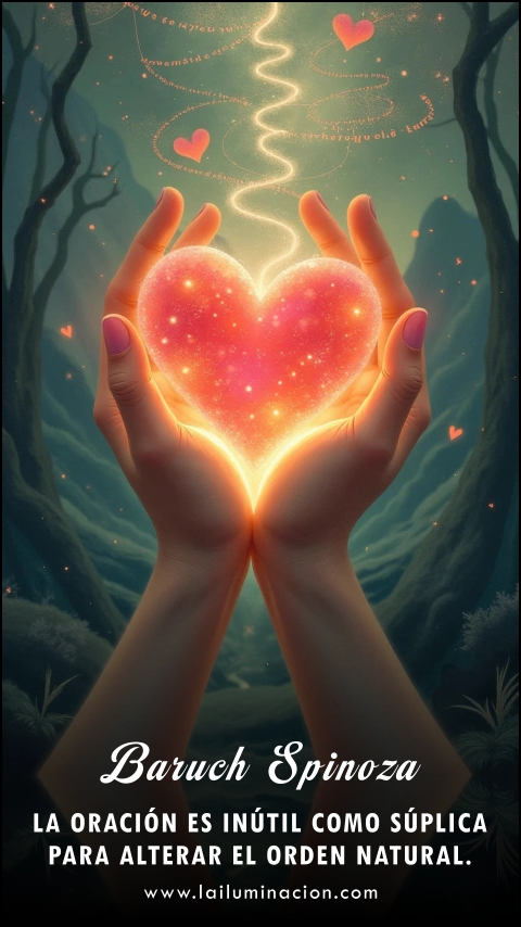 Imagen de la frase: La oración es inútil como súplica para alterar el orden natural. Imagen de la frase: La oración es inútil como súplica para alterar el orden natural.