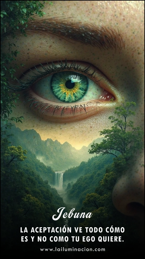 Imagen de la frase: La aceptación ve todo cómo es y no como tu ego quiere. Imagen de la frase: La aceptación ve todo cómo es y no como tu ego quiere.