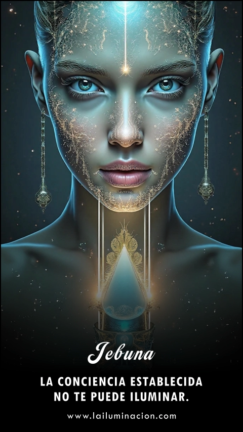 Imagen de la frase: La conciencia establecida no te puede iluminar. Imagen de la frase: La conciencia establecida no te puede iluminar.