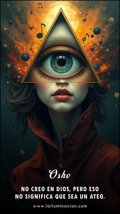 Imagen de la frase: No creo en Dios, pero eso no significa que sea un ateo. Imagen de la frase: No creo en Dios, pero eso no significa que sea un ateo.