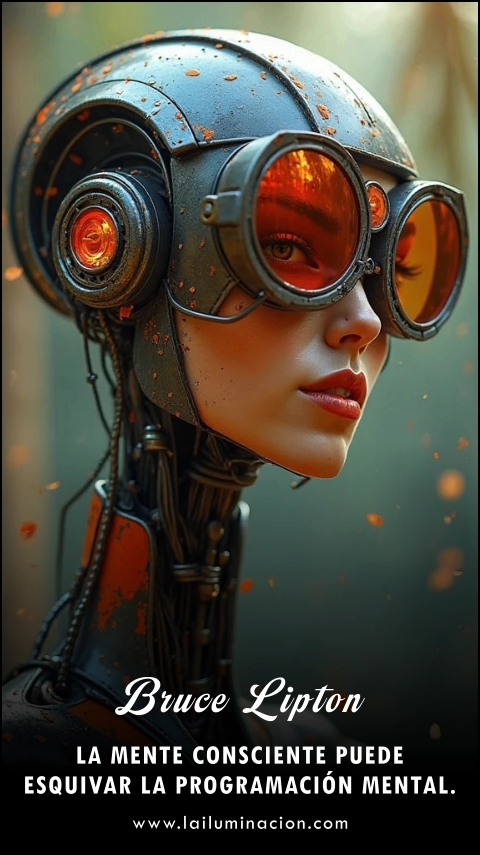 Imagen de la frase: La mente consciente puede esquivar la programación mental. Imagen de la frase: La mente consciente puede esquivar la programación mental.
