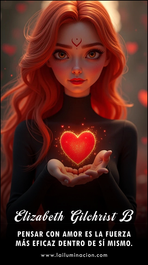 Imagen de la frase: Pensar con amor es la fuerza más eficaz dentro de sí mismo. Imagen de la frase: Pensar con amor es la fuerza más eficaz dentro de sí mismo.